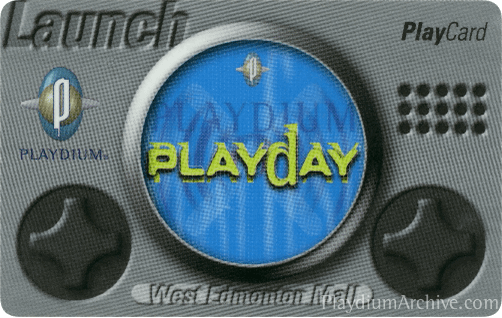 Event - Playdium Edmonton Launch Card